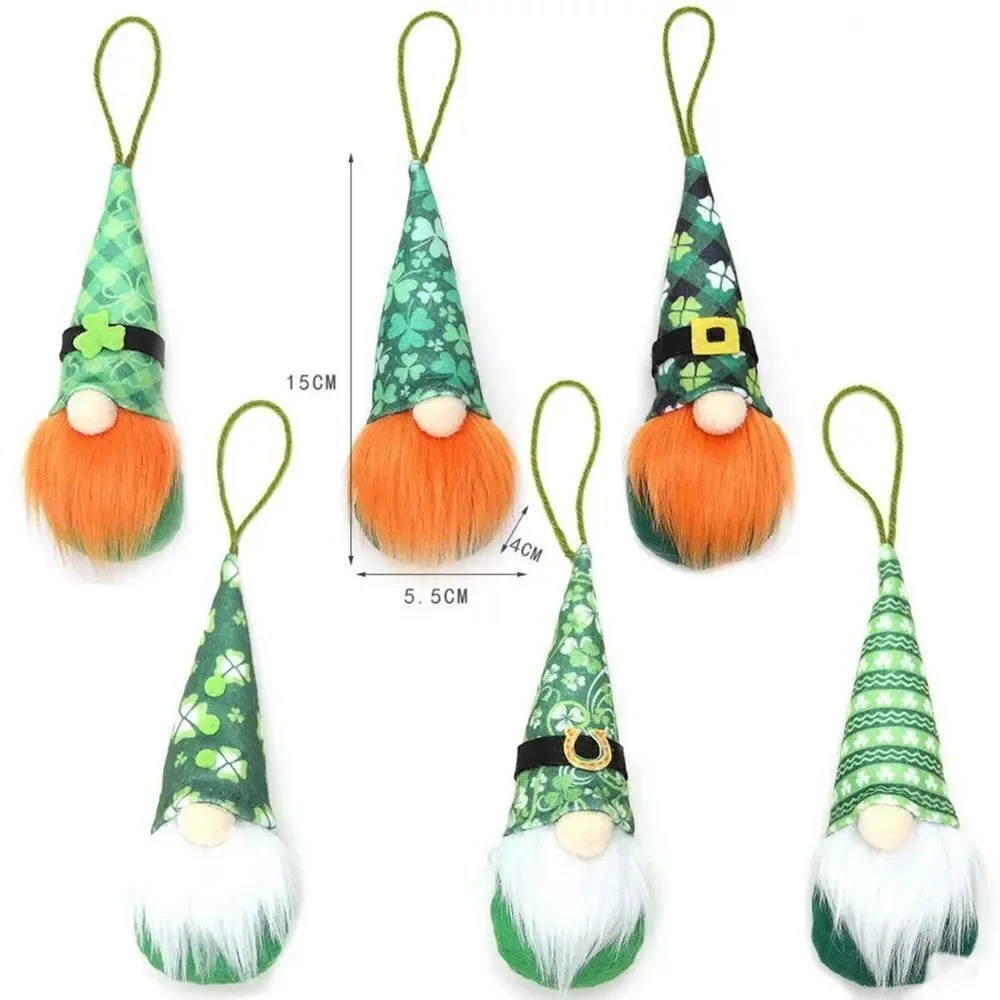 LUCKY LEPRECHAUN‎ GNOME ORNAMENTS, SET OF 3